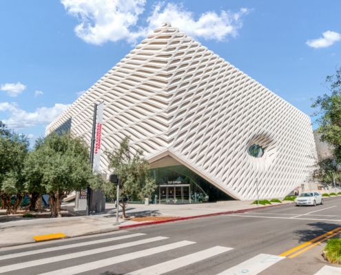 The Broad Museum building exterior